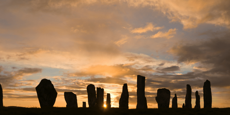 Stonehenge at sunset